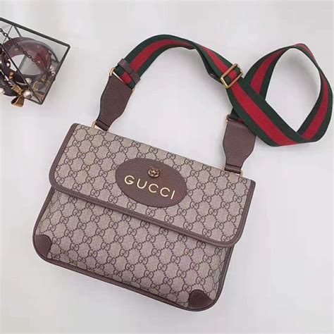 gucci classic messenger bag|Gucci unisex Messenger bag.